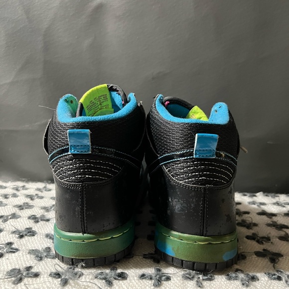 NIKE DUNK HIGH BLUE VOLT FIRE BERRY 308319-044 - Picture 4 of 6